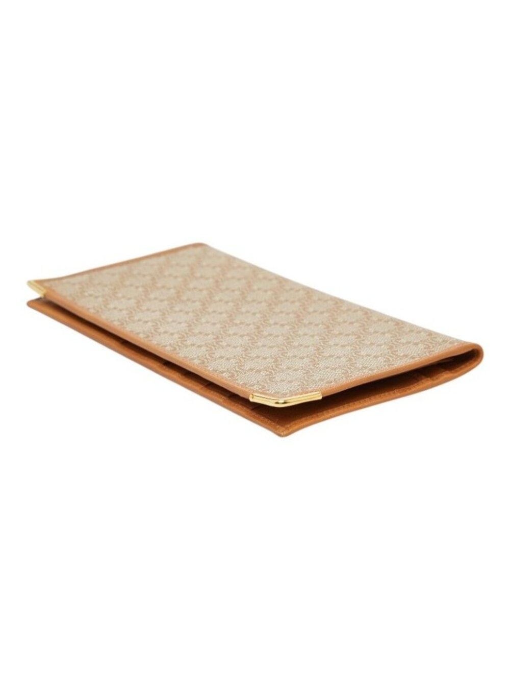 Celine Macadam Wallet Billfold Beige Brown Leather - Picture 5 of 10